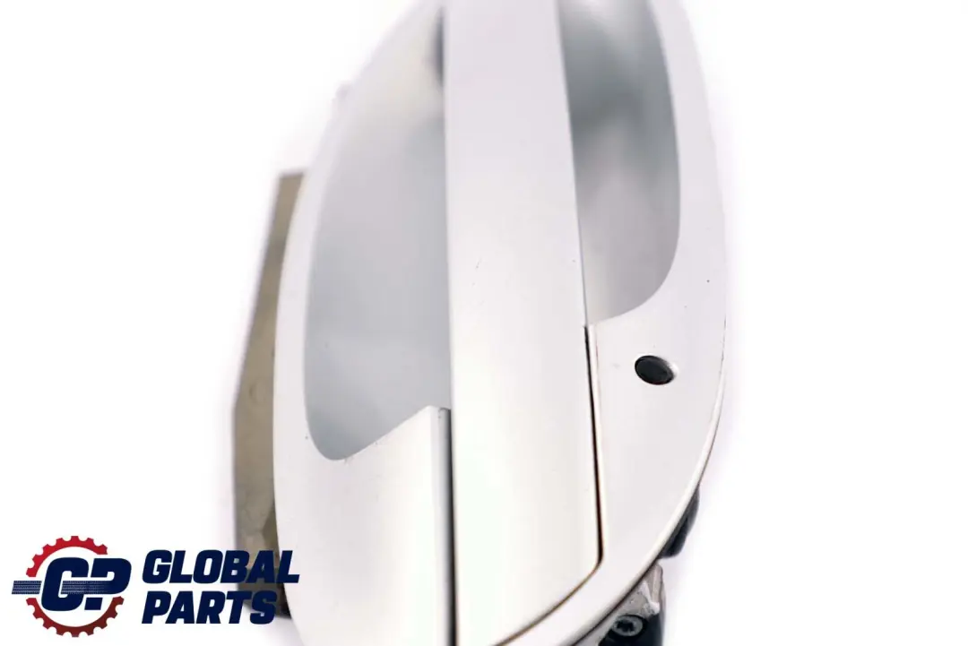 BMW 7 Series E65 E66 Complete Rear Right Grab Handle O/S Titansilber Silver - SKU P0140536-TS - Part number 0140536