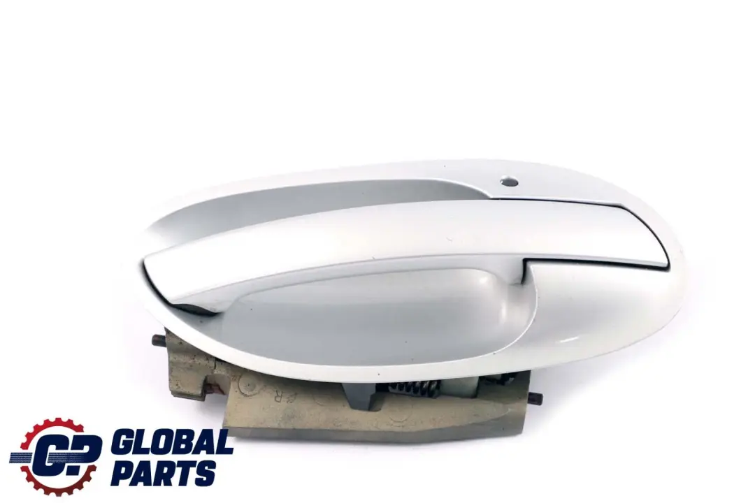 Complete Rear Right Grab Handle O/S Titansilber Silver to BMW 7 Series E65 E66 with Part number 0140536 BMW 7 Series E65 E66 Complete Rear Right Grab Handle O/S Titansilber Silver - SKU P0140536-TS - Part number 0140536