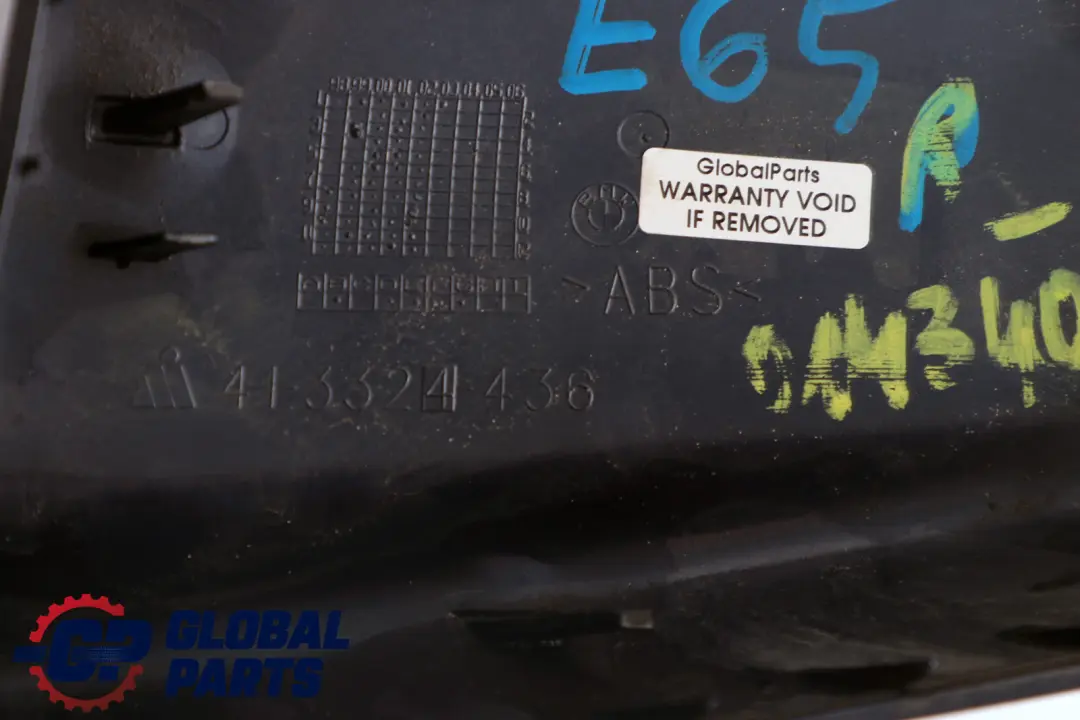 BMW 3 7 er E46 E65 Abdeckkappe Spiegel Abdeckung Rechts Toledoblau Blau - SKU P0143405-TDB - Teilenummer 0143405