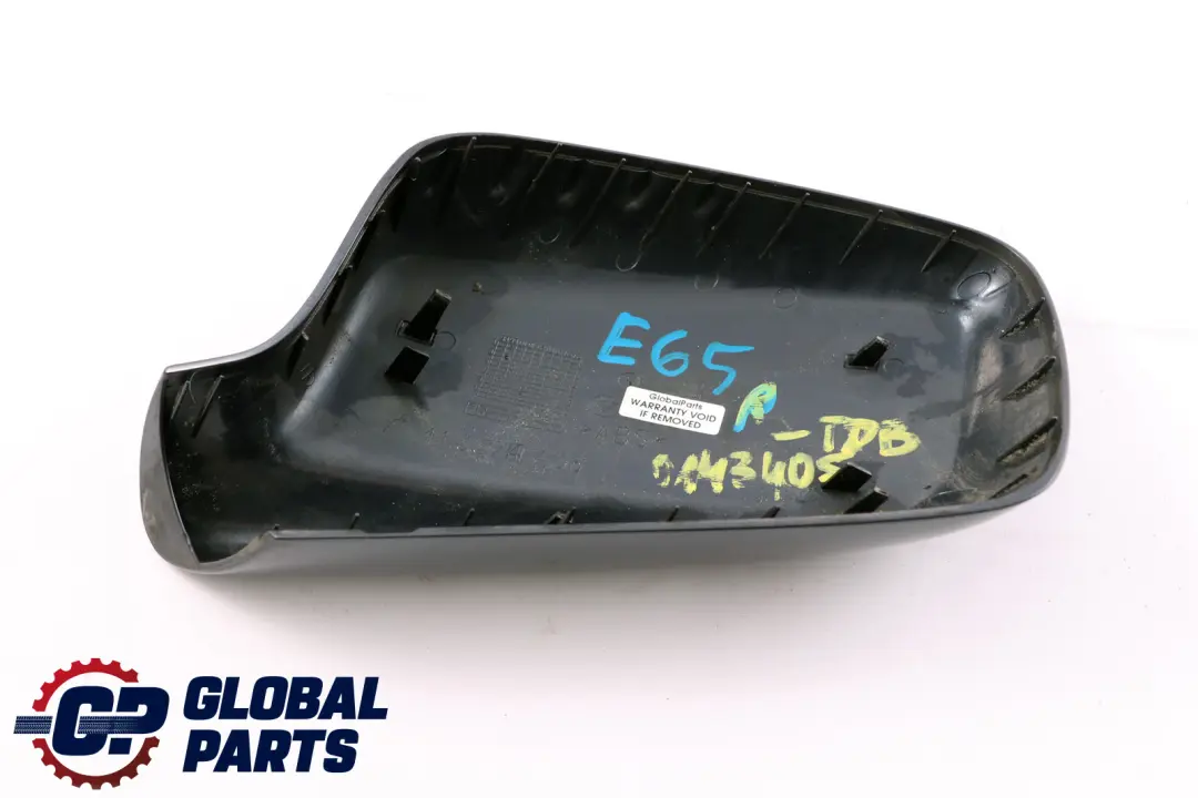 BMW 3 7 Series E46 E65 Cover Cap Right O/S Wing Mirror Toledoblau Metallic Blue - SKU P0143405-TDB - Part number 0143405