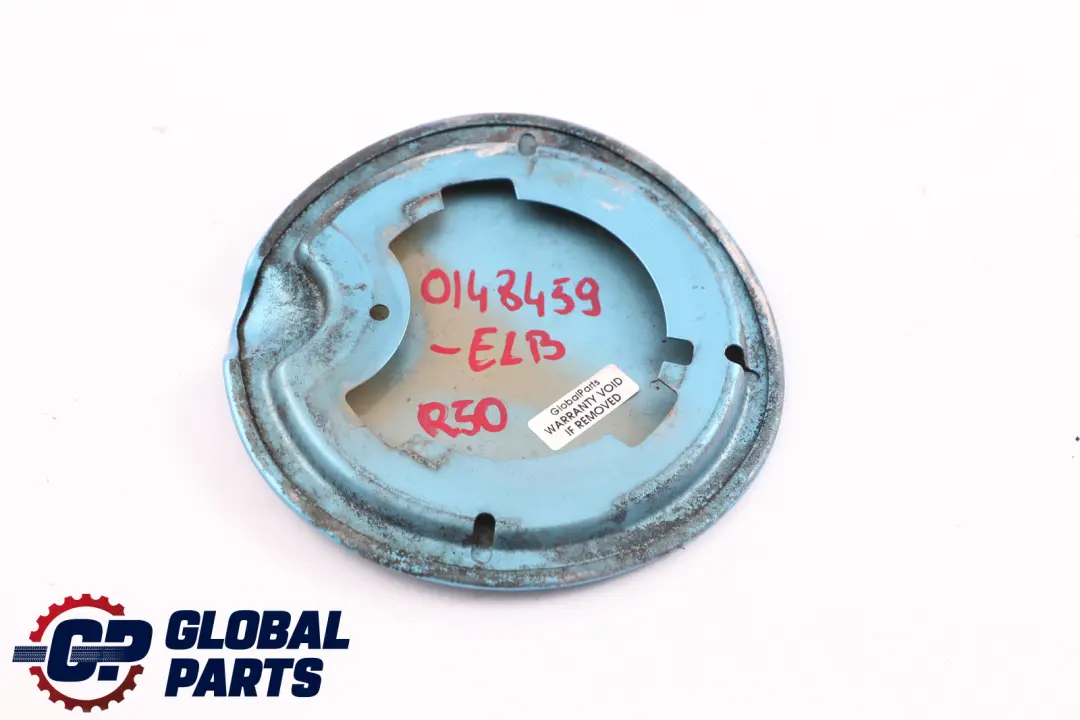 Mini Cooper One R50 Couvercle reservoir de Carburant Rabat de Remplissage Bleu - SKU P0148459-ELB - Numéro de pièce 0148459