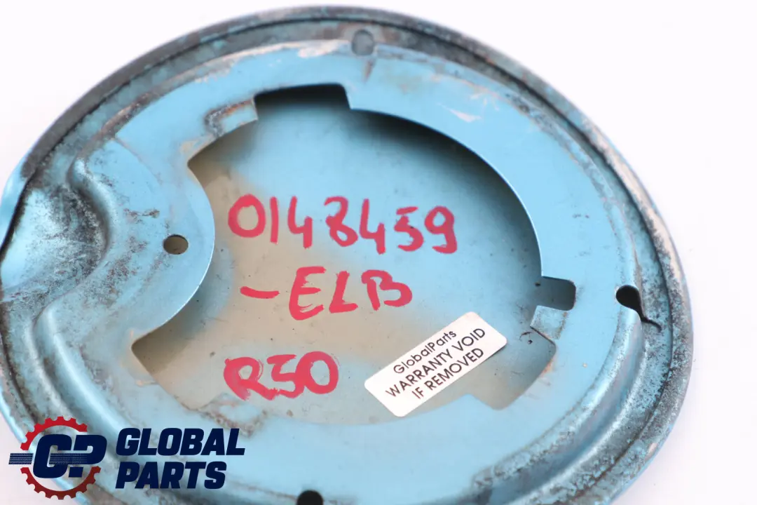 Mini Cooper One R50 Couvercle reservoir de Carburant Rabat de Remplissage Bleu - SKU P0148459-ELB - Numéro de pièce 0148459