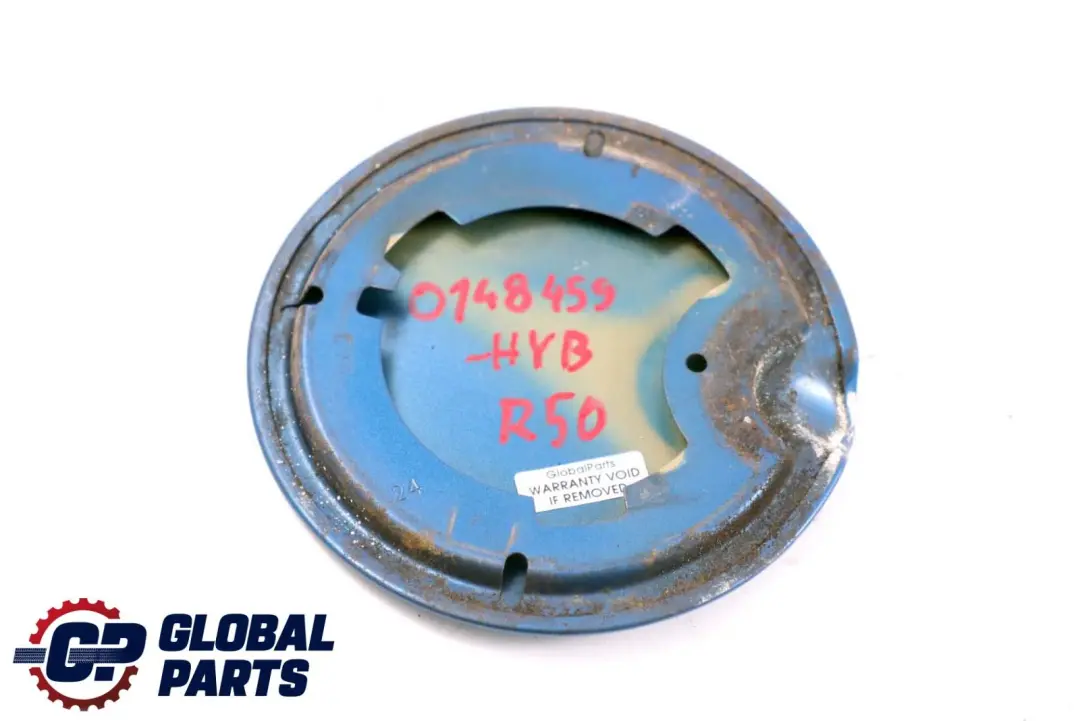 Filler Cover Flap Hyper Blue Metallic - A28 to Mini Cooper One R50 Fuel with Part number 0148459 Mini Cooper One R50 Fuel Filler Cover Flap Hyper Blue Metallic - A28 - SKU P0148459-HYB - Part number 0148459