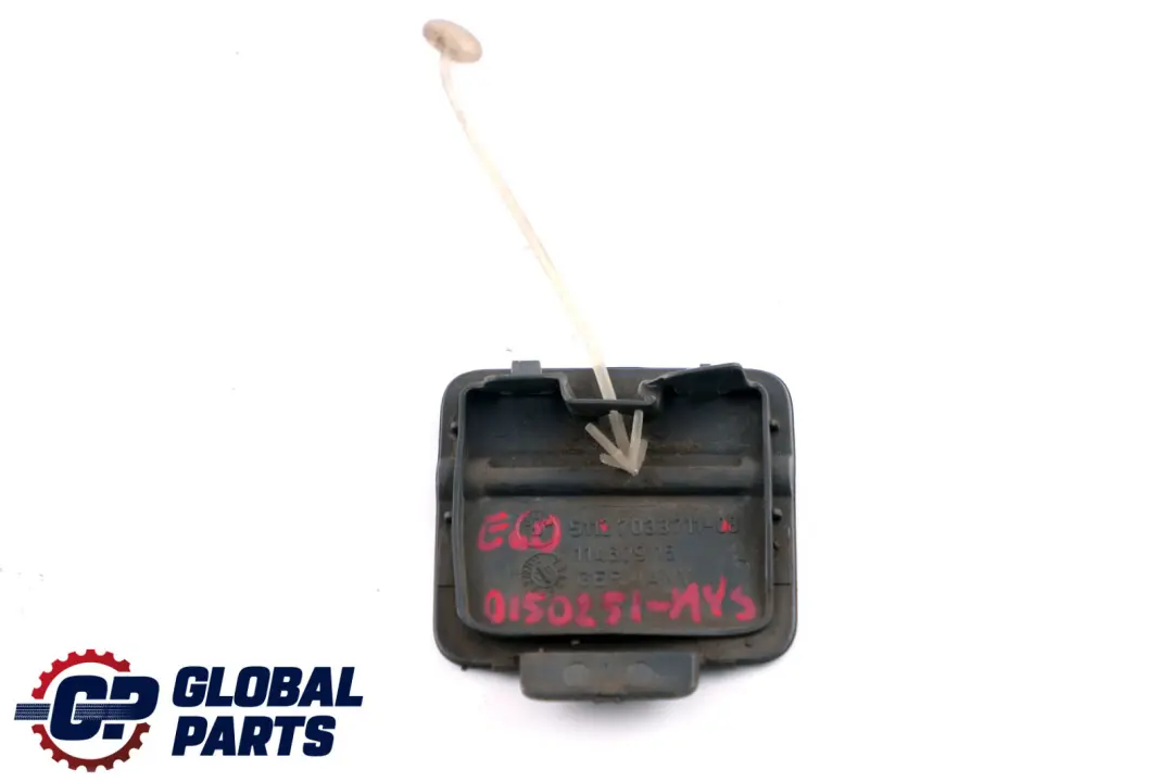 Flap Towing Eye Rear Bumper Mysticblau Mystic Blue A07 7033711 to BMW 5 Series E60 with Part number 0150251 BMW 5 Series E60 Flap Towing Eye Rear Bumper Mysticblau Mystic Blue A07 7033711 - SKU P0150251-MYS - Part number 0150251