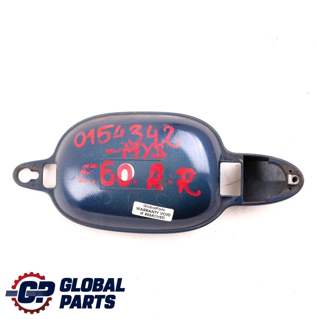 BMW 5 Series E60 E61 Recess Front Rear Left Grab Handle N/S Mysticblau Blue A07 - SKU P0154342-MYS - Part number 0154342