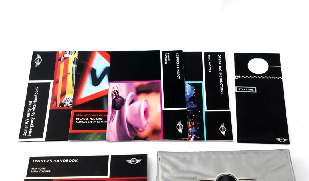 Service Booklet Owner's Handbook Set Pouch Case Wallet to BMW Mini Cooper R50 with Part number 0156067 BMW Mini Cooper R50 Service Booklet Owner's Handbook Set Pouch Case Wallet - SKU P0156067 - Part number 0156067