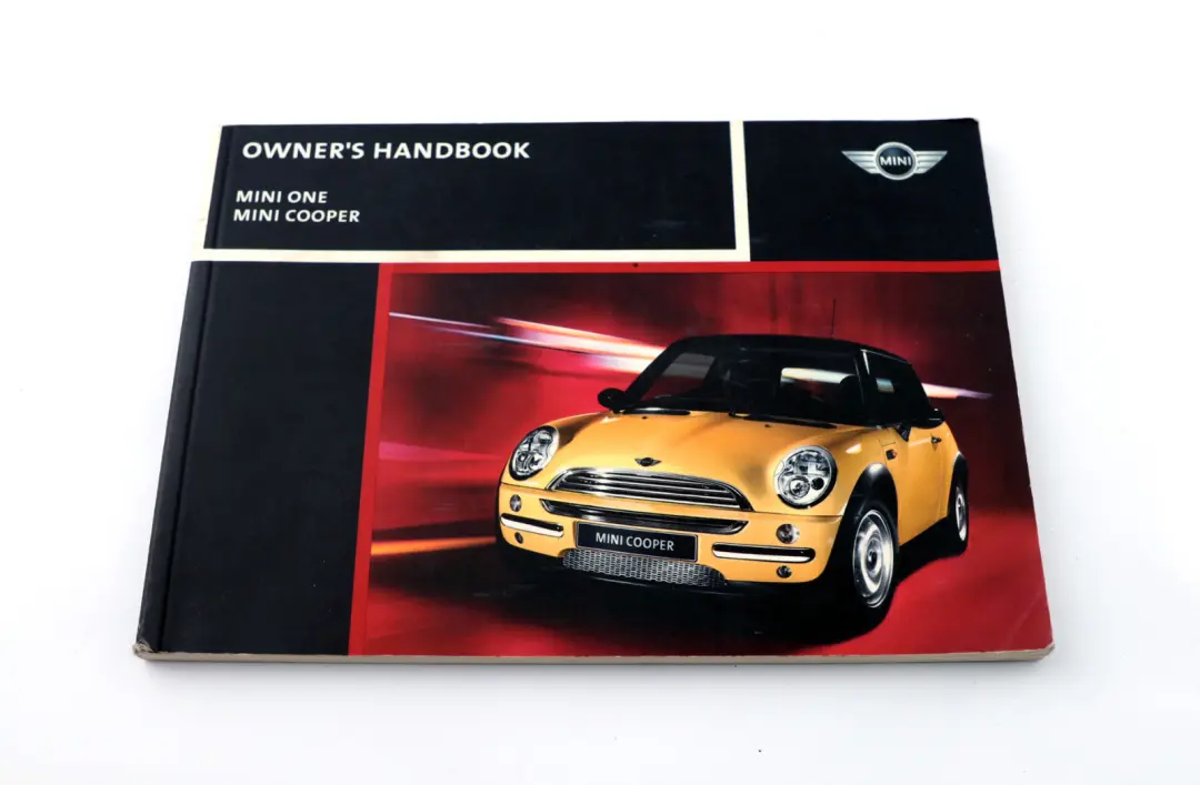 BMW Mini Cooper R50 Service Booklet Owner's Handbook Set Pouch Case Wallet - SKU P0156067 - Part number 0156067
