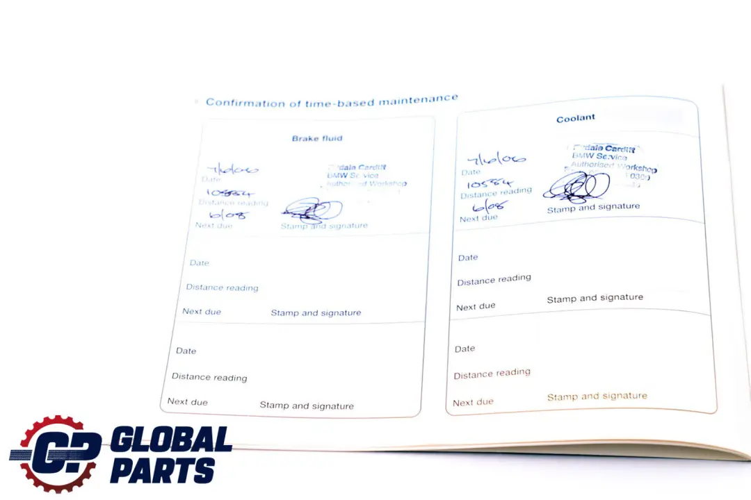 BMW X5 Series E53 1 Service Booklets Owner's Handbook Case Pouch Wallet - SKU P0156407-1 - Part number 0156407