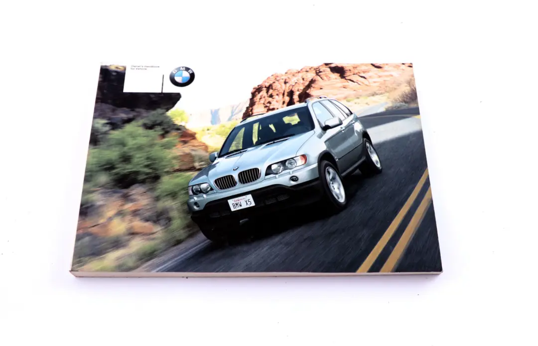 BMW X5 Series E53 Service Booklets Owner's Handbook Case Pouch Wallet - SKU P0156407 - Part number 156407