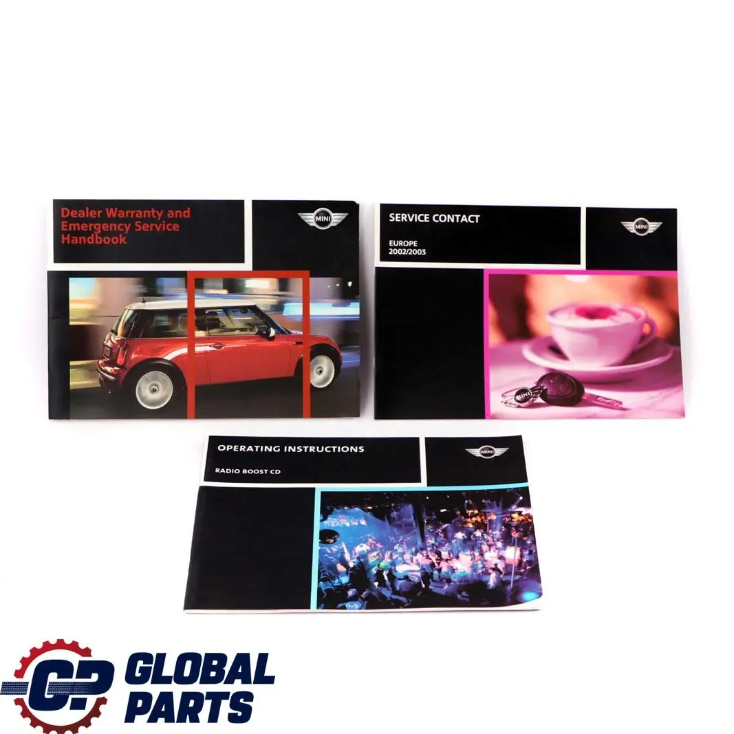 Operating Instructions Radio Book Set to BMW Mini Cooper R50 R53 with Part number 0156619 BMW Mini Cooper R50 R53 Operating Instructions Radio Book Set - SKU P0156619 - Part number 0156619