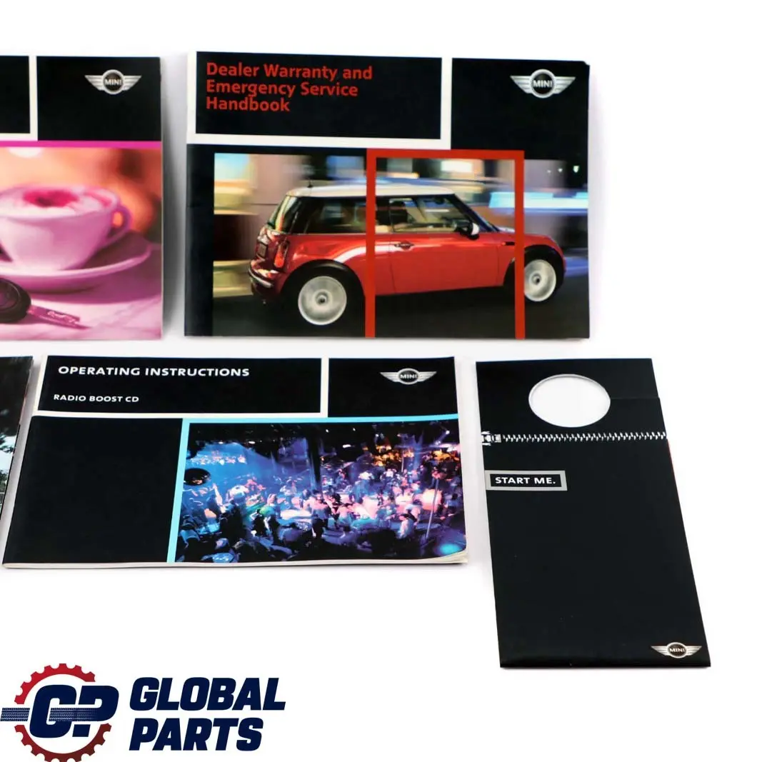 BMW Mini Cooper R50 R53 Operating Instructions Radio Book Set - SKU P0156619 - Part number 0156619