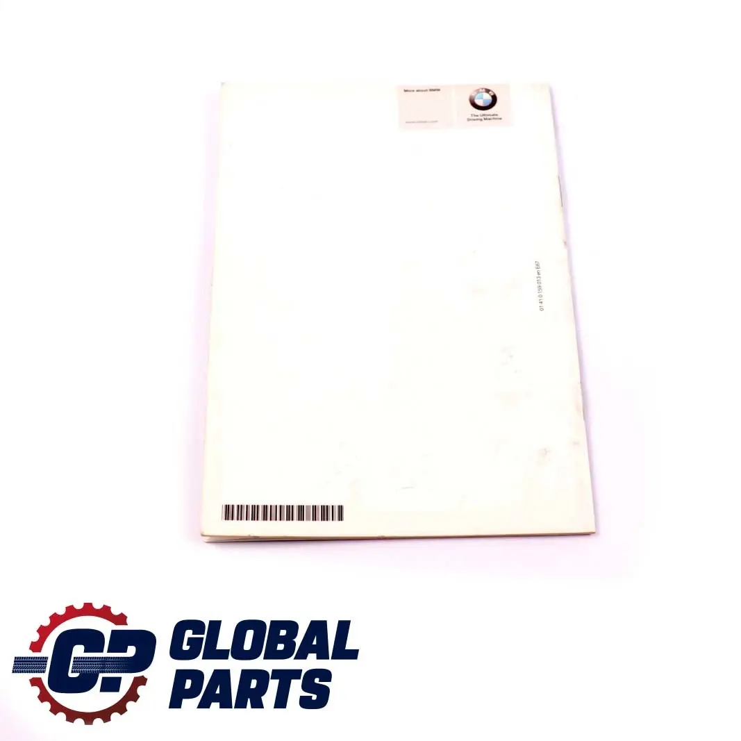 Service Booklet Book 0141 to BMW 1 Series E87 with Part number 0159013 BMW 1 Series E87 Service Booklet Book 0141 - SKU P0159013 - Part number 0159013