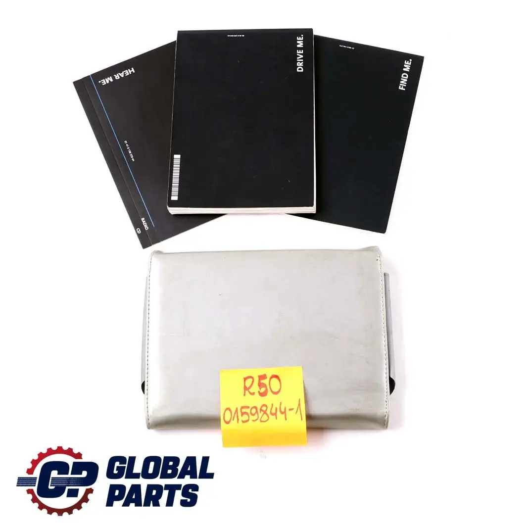 BMW Mini R50 R52 R53 1 Service Booklet Owner's Handbook Set Pouch Case - SKU P0159844-1 - Part number 0159844