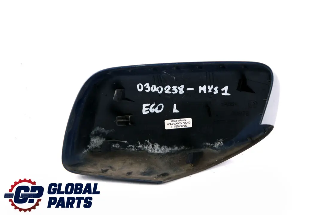 BMW 5 Series 1 E60 E61 Left N/S Cover Cap Casing Wing Mirror Mysticblau Blue - SKU P0300238-MYS1 - Part number 0300238