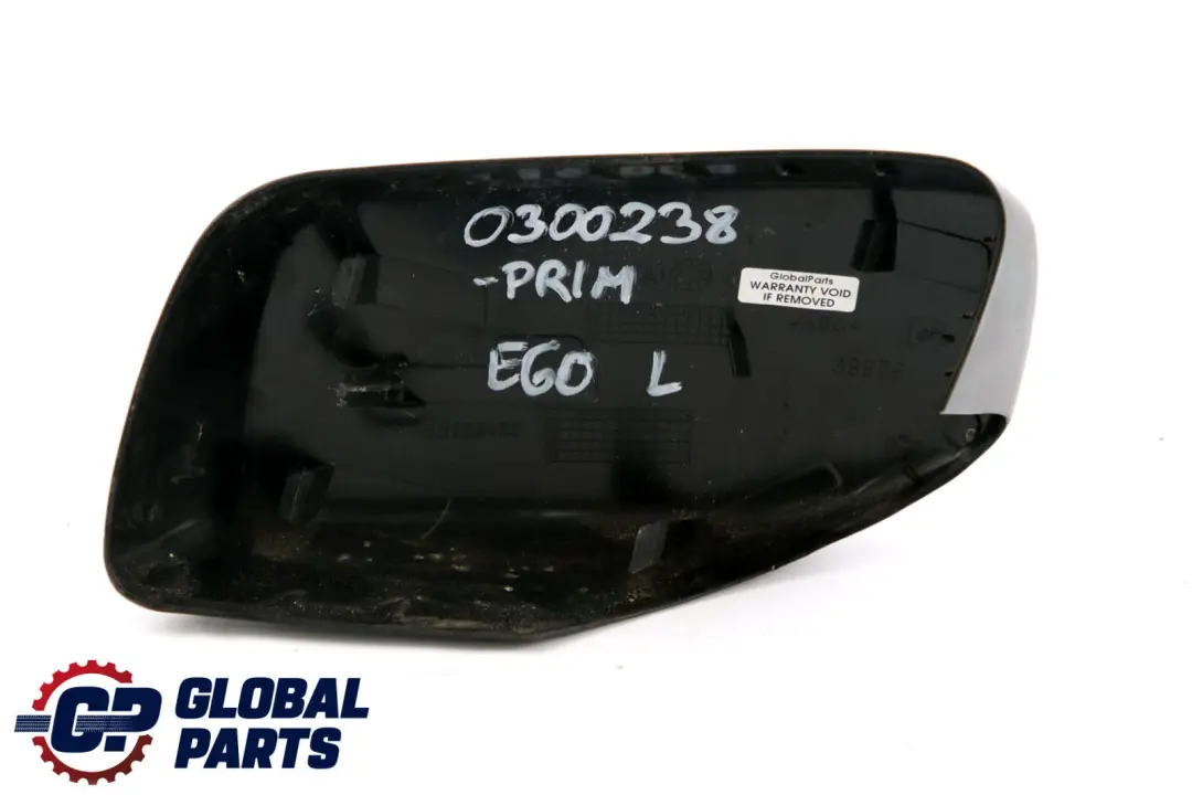Left N/S Cover Cap Casing Wing Mirror Primed Black to BMW 5 Series E60 E61 with Part number 0300238 BMW 5 Series E60 E61 Left N/S Cover Cap Casing Wing Mirror Primed Black - SKU P0300238-PRIM - Part number 0300238