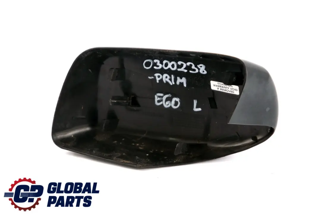Left N/S Cover Cap Casing Wing Mirror Primed Black to BMW 5 Series E60 E61 with Part number 0300238 BMW 5 Series E60 E61 Left N/S Cover Cap Casing Wing Mirror Primed Black - SKU P0300238-PRIM - Part number 0300238
