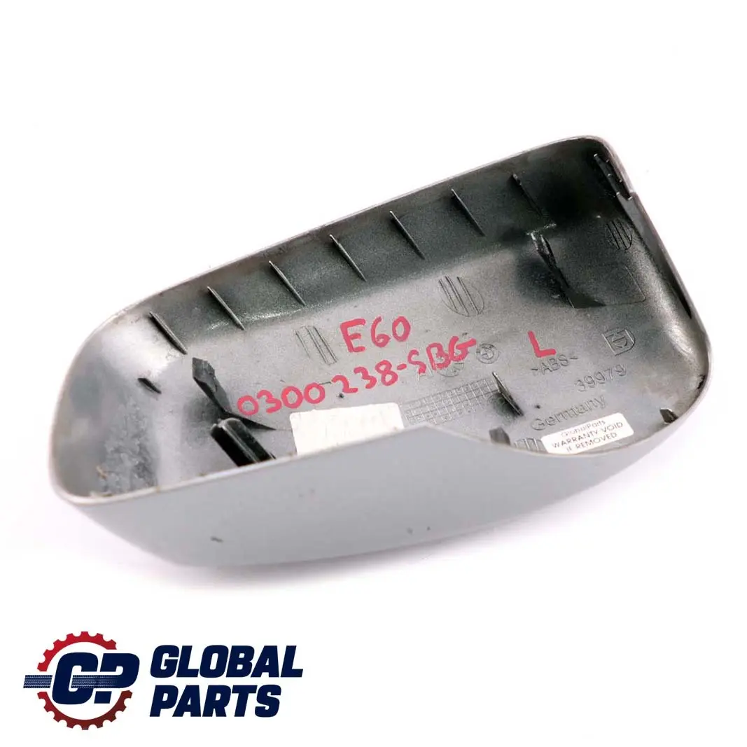 BMW E60 E61 Sinistra Coperchio Specchietto retrovisore Silbergrau Grigio Argento - SKU P0300238-SBG - Numero di parte 0300238