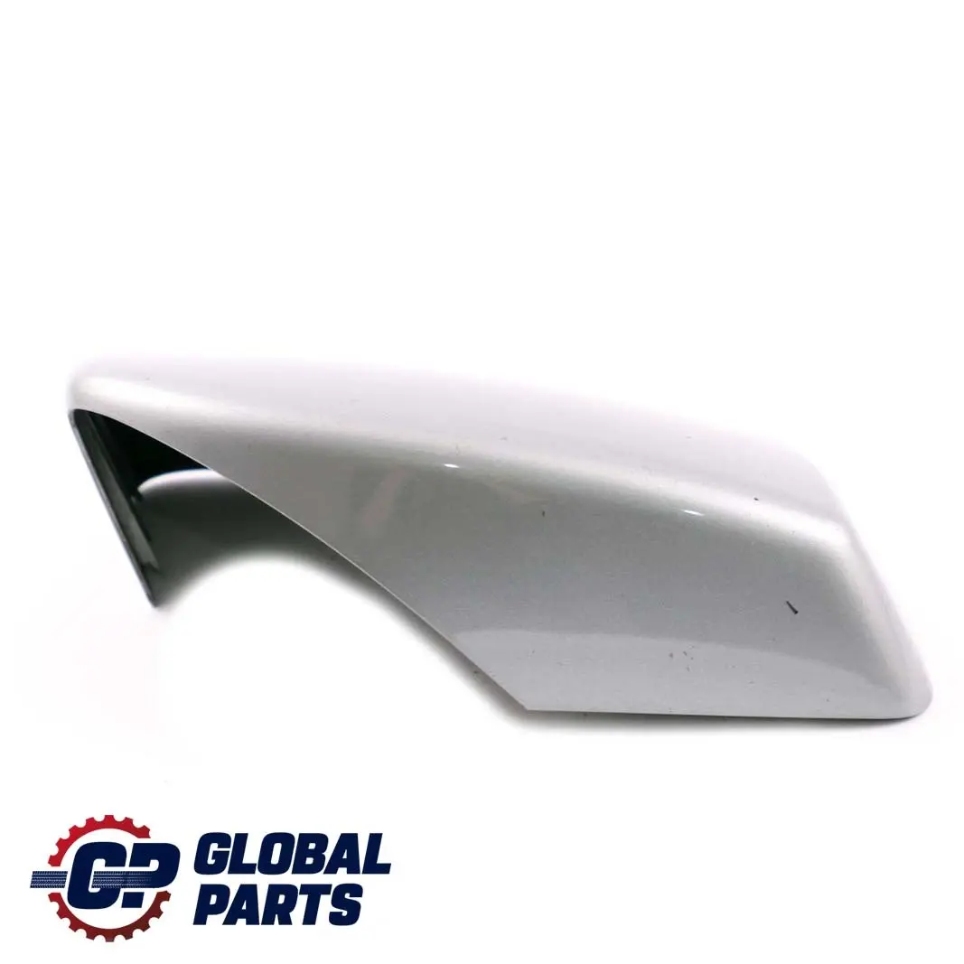 BMW 5 Series E60 E61 Left N/S Cover Cap Wing Mirror Silbergrau Silver Grey A08