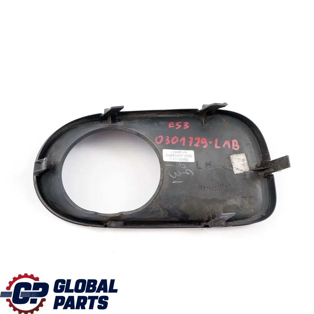 Osłona obudowa ramka lampy zderzaka do BMW E53 X5 o numerze 0301729 BMW E53 X5 Osłona obudowa ramka lampy zderzaka - SKU P0301729-LMB - Numer Części 0301729