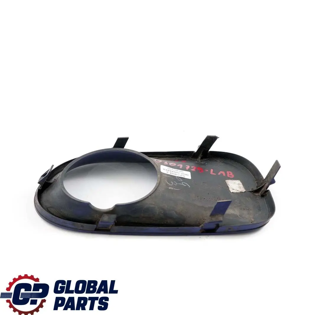 BMW X5 Series E53 Front Left N/S Bumper Cover Fog Lamp Trim Le Mans Blau Blue - SKU P0301729-LMB - Part number 0301729