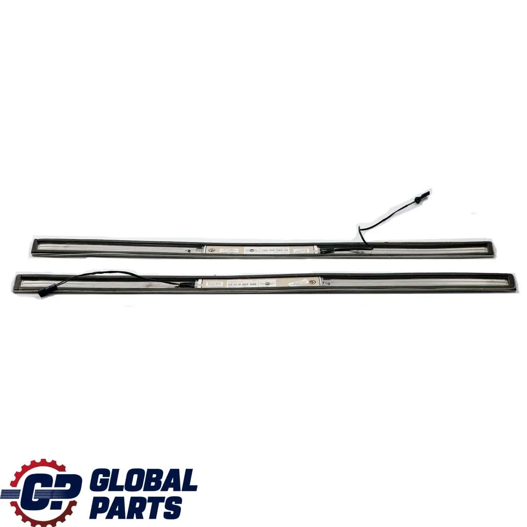 Mini Cooper S R53 R56 Left Right Illuminated Door Sill Strip Entrance Set - SKU P0302687 - Part number 0302687 0302688