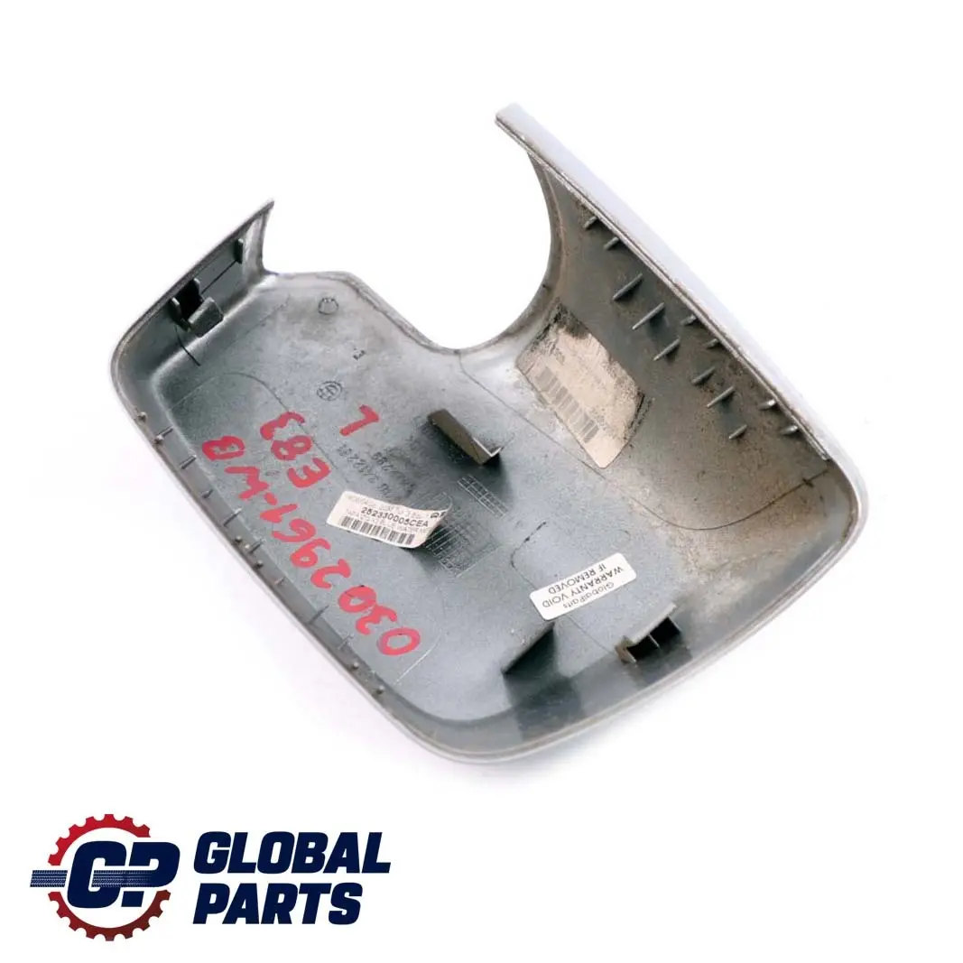 BMW X3 Series E83 Left Cover Cap N/S Casing Wing Mirror Bluewater Metallic 896 - SKU P0302961-WB - Part number 0302961