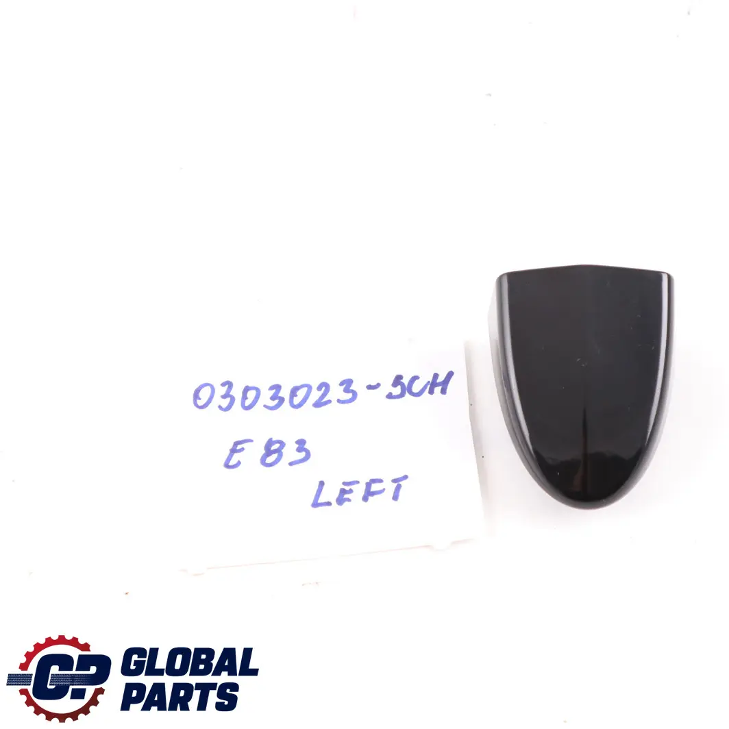BMW X3 Series E83 Front Rear Left N/S Door Handle Cap Cover Schwarz 2 Black - SKU P0303023-SCH - Part number 0303023