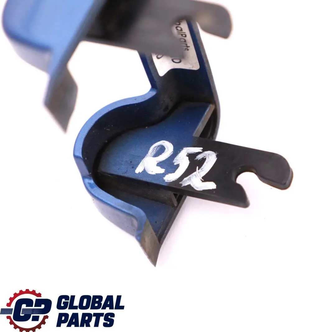 Hinge Cover Rear Left N/S Trim Panel Hyper Blue A28 to BMW Mini Cooper R52 Cabrio with Part number 0309201 BMW Mini Cooper R52 Cabrio Hinge Cover Rear Left N/S Trim Panel Hyper Blue A28 - SKU P0309201-HYB - Part number 0309201