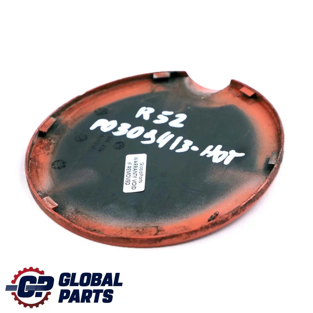 Filler In Flap Fuel Cap Cover Hot Orange A26 7118374 to Mini Cooper One Cabrio R52 with Part number 0309413 Mini Cooper One Cabrio R52 Filler In Flap Fuel Cap Cover Hot Orange A26 7118374 - SKU P0309413-HOT - Part number 0309413