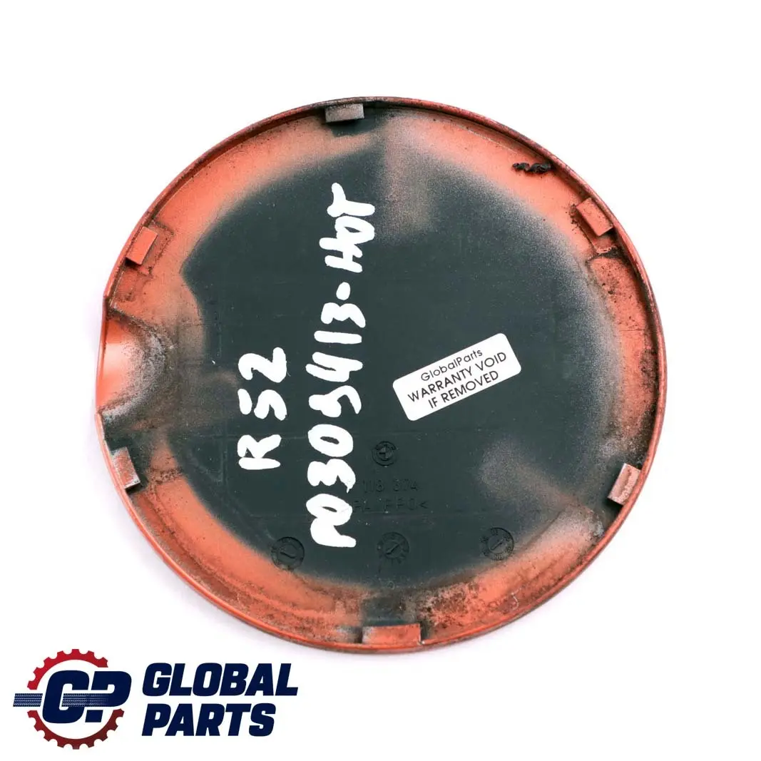 Mini Cooper One Cabrio R52 Filler In Flap Fuel Cap Cover Hot Orange A26 7118374 - SKU P0309413-HOT - Part number 0309413