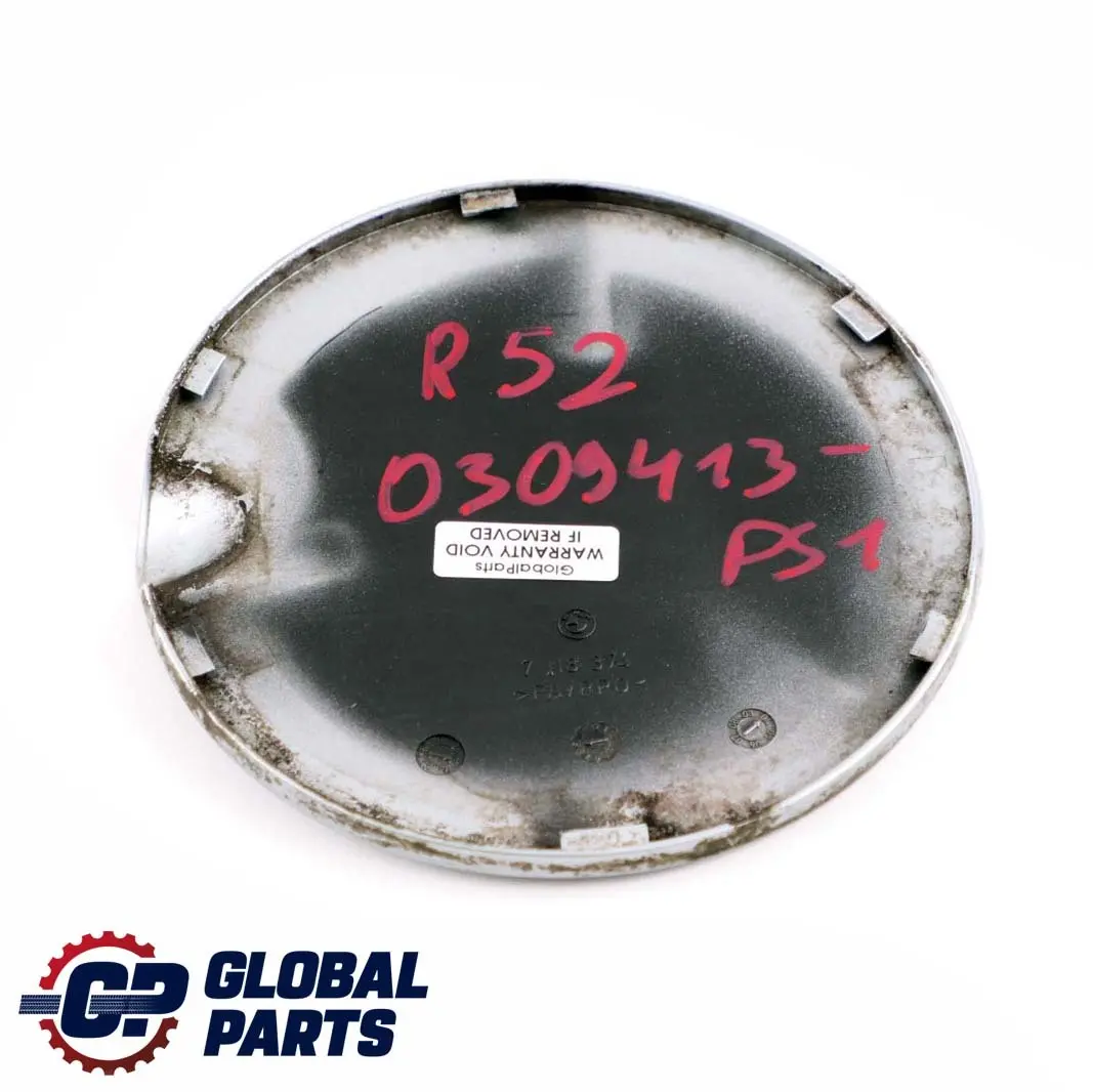 £BMW Mini Cabrio R52 1 Filler In Flap Fuel Cap Cover Pure Silver 900 7118374 to with Part number 0309413 £BMW Mini Cabrio R52 1 Filler In Flap Fuel Cap Cover Pure Silver 900 7118374 - SKU P0309413-PS1 - Part number 0309413