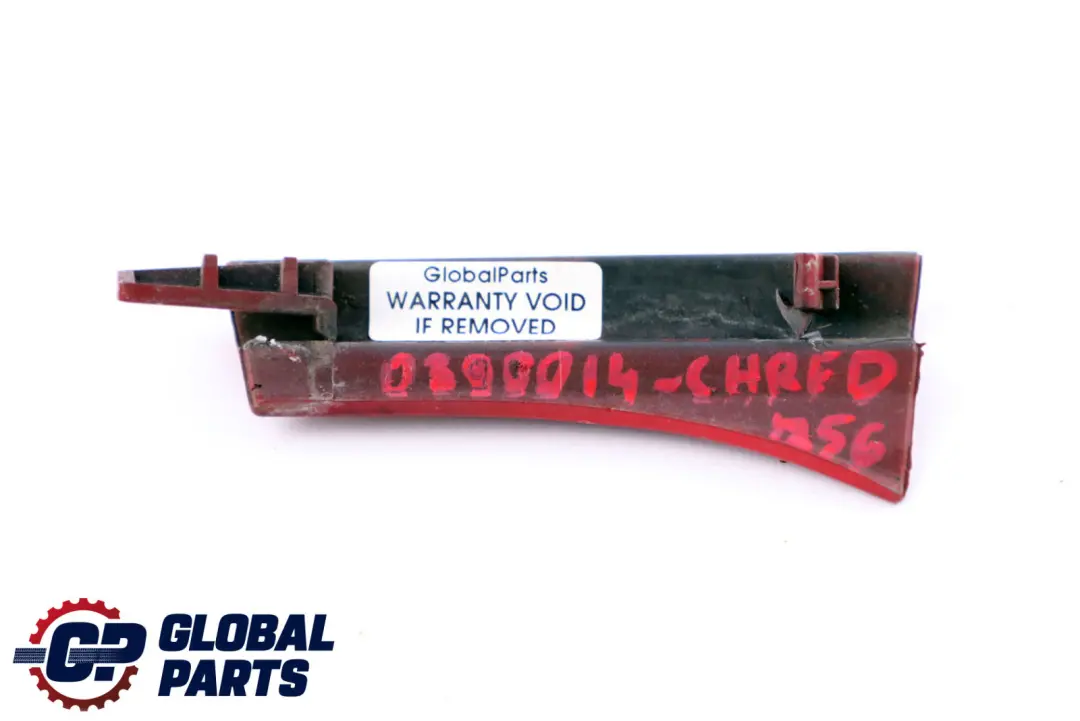 Osłona Zaślepka Zawiasu Bagażnika Prawa do MINI R52 o numerze 0390014 MINI R52 Osłona Zaślepka Zawiasu Bagażnika Prawa - SKU P0390014-CHRED - Numer Części 0390014