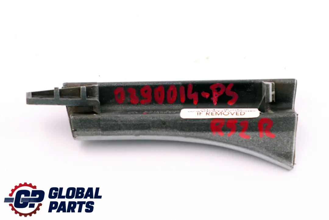 Abdeckung Scharnier Rechts Pure Silver Silber 7156568 für BMW Mini Cooper R52 mit Teilenummer 0390014 BMW Mini Cooper R52 Abdeckung Scharnier Rechts Pure Silver Silber 7156568 - SKU P0390014-PS - Teilenummer 0390014