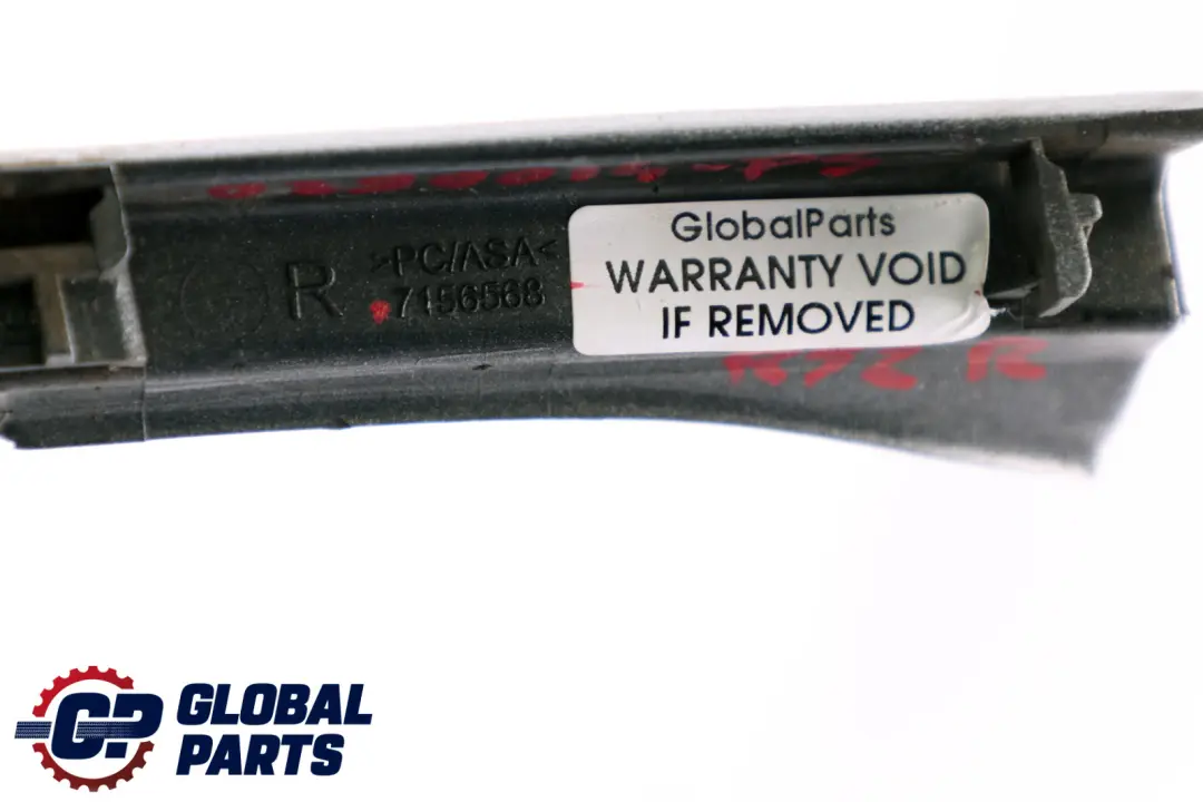 Mini Cooper R52 Cabrio Tapa Conducto De Aire Derecha Trim Pure Silver 7156568 - SKU P0390014-PS - Número de pieza 0390014