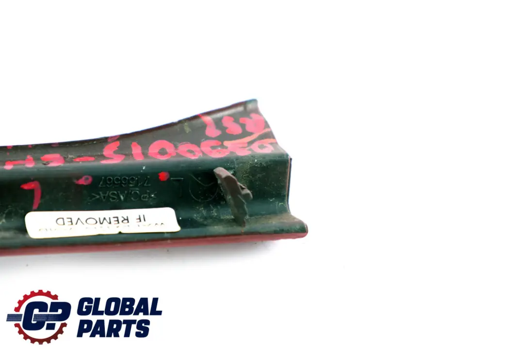 BMW Mini Cooper R52 Abdeckung Scharnier Links Chili Red 7156567 - SKU P0390015-CHRED - Teilenummer 0390015