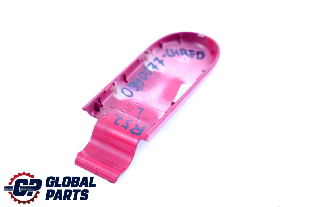 Trunk Lid Cover Hinge Left N/S Chili Red to MINI Cooper One R52 Cabrio with Part number 0390077 MINI Cooper One R52 Cabrio Trunk Lid Cover Hinge Left N/S Chili Red - SKU P0390077-CHRED - Part number 0390077