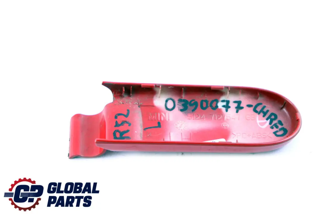 Coperchio del bagagliaio Cerniera sinistra N/S Chili Red per MINI Cooper R52 Cabrio con numero di parte 0390077 MINI Cooper R52 Cabrio Coperchio del bagagliaio Cerniera sinistra N/S Chili Red - SKU P0390077-CHRED - Numero di parte 0390077