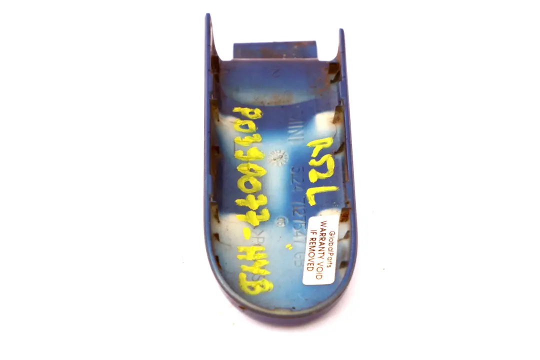 Trunk Lid Cover Hinge Left N/S Hyper Blue A28 to Mini Cooper R52 Cabrio with Part number 0390077 Mini Cooper R52 Cabrio Trunk Lid Cover Hinge Left N/S Hyper Blue A28 - SKU P0390077-HYB - Part number 0390077