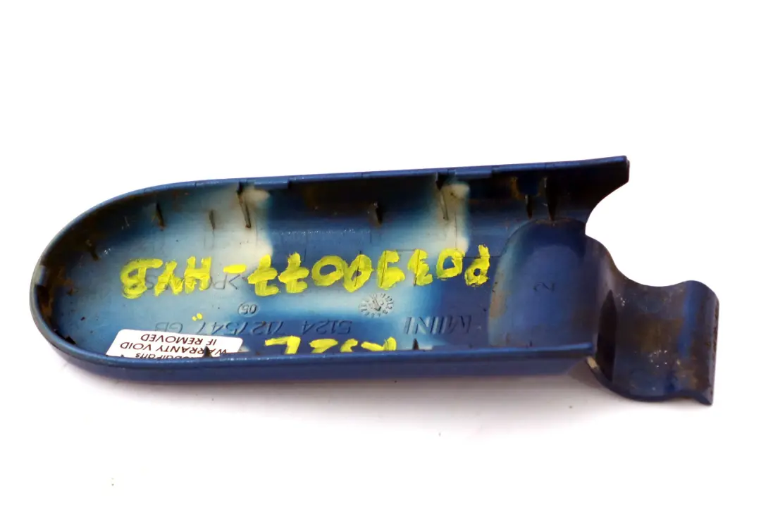 Tapa Maletero Bisagra Izquierda N/S Azul Hiper A28 para Mini Cooper R52 Cabrio con número de pieza 0390077 Mini Cooper R52 Cabrio Tapa Maletero Bisagra Izquierda N/S Azul Hiper A28 - SKU P0390077-HYB - Número de pieza 0390077