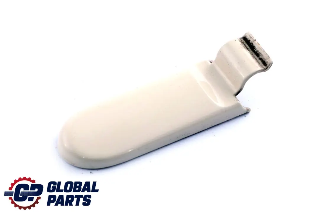Trunk Lid Cover Hinge Right O/S Pepper White to Mini Cooper R52 Cabrio with Part number 0390078 Mini Cooper R52 Cabrio Trunk Lid Cover Hinge Right O/S Pepper White - SKU P0390078-PW - Part number 0390078