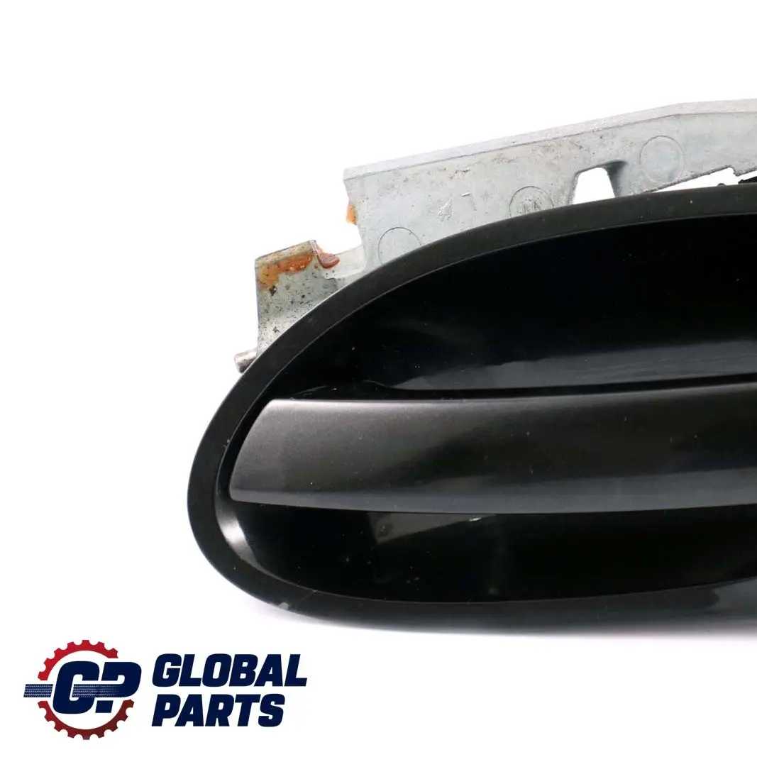 BMW 7 Series E65 E66 Complete Rear Left Grab Handle N/S Black Sapphire 475 - SKU P0391089-BS - Part number 0391089