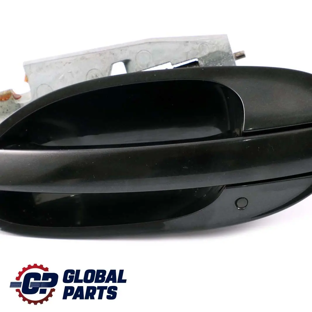 BMW 7 Series E65 E66 Complete Rear Left Grab Handle N/S Black Sapphire 475 - SKU P0391089-BS - Part number 0391089