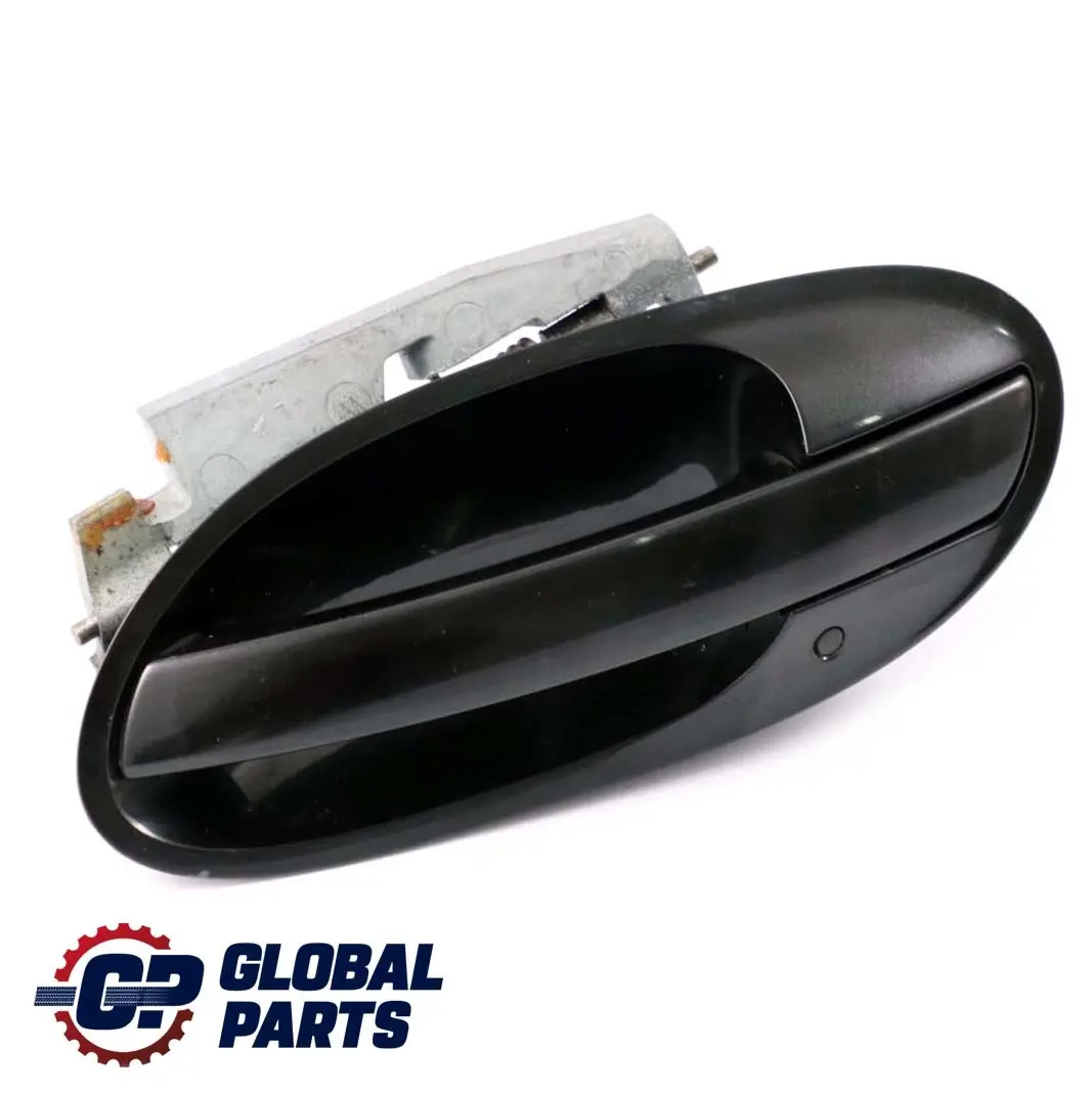 BMW 7 Series E65 E66 Complete Rear Left Grab Handle N/S Black Sapphire 475 - SKU P0391089-BS - Part number 0391089
