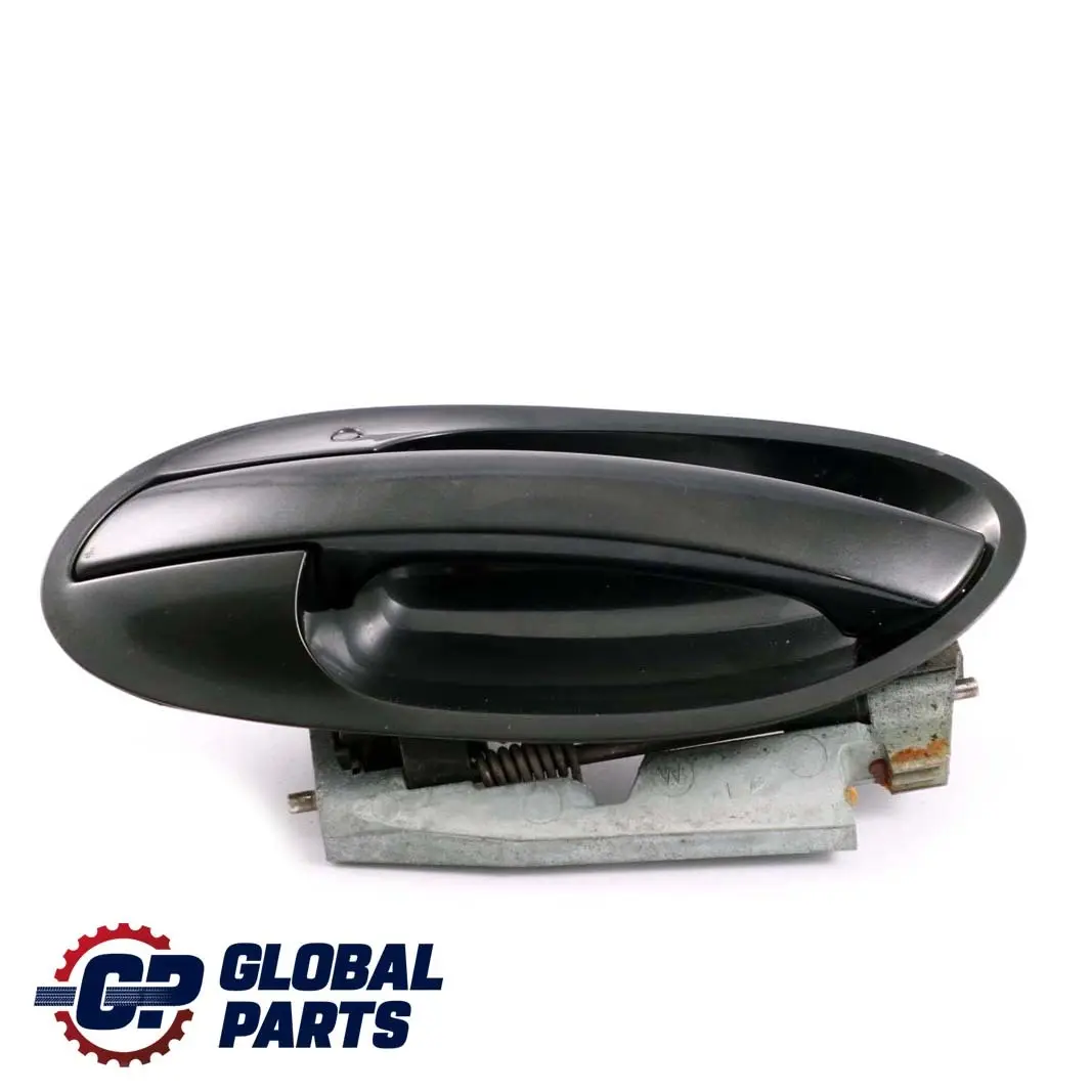 BMW 7 Series E65 E66 Complete Rear Left Grab Handle N/S Black Sapphire 475 - SKU P0391089-BS - Part number 0391089