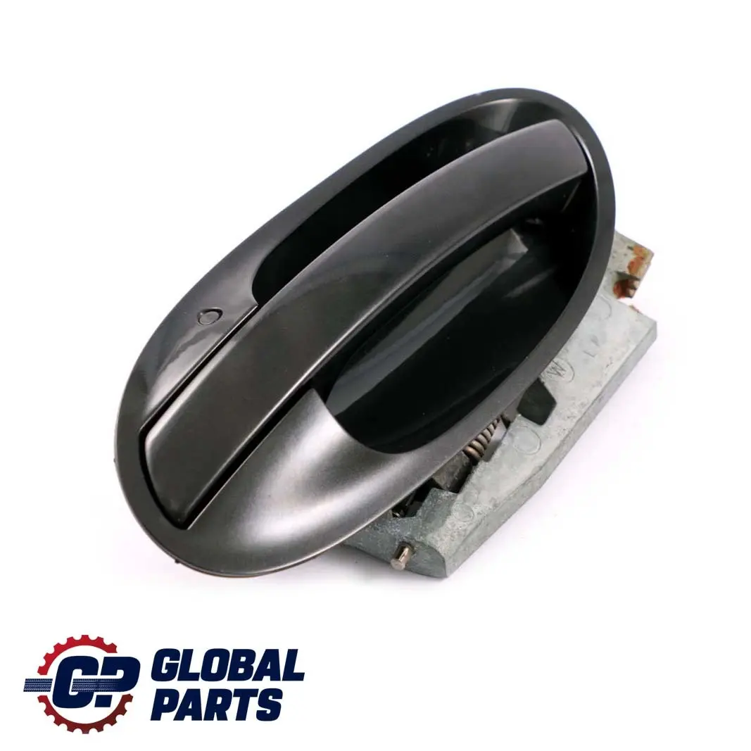 BMW 7 Series E65 E66 Complete Rear Left Grab Handle N/S Black Sapphire 475 - SKU P0391089-BS - Part number 0391089