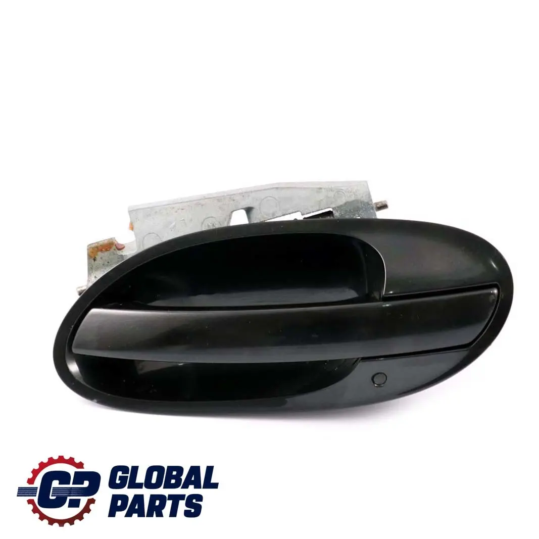 BMW 7 Series E65 E66 Complete Rear Left Grab Handle N/S Black Sapphire 475 - SKU P0391089-BS - Part number 0391089