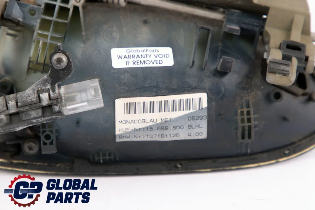 Complete Rear Left Grab Handle N/S Monacoblau Blue A35 to BMW 7 Series E65 E66 with Part number 0391089 BMW 7 Series E65 E66 Complete Rear Left Grab Handle N/S Monacoblau Blue A35 - SKU P0391089-MB - Part number 0391089