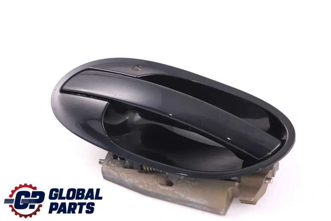 BMW 7 Series E65 E66 Complete Rear Left Grab Handle N/S Monacoblau Blue A35 - SKU P0391089-MB - Part number 0391089