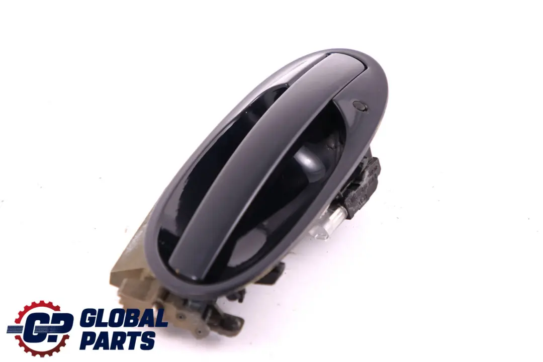 BMW 7 Series E65 E66 Complete Rear Left Grab Handle N/S Monacoblau Blue A35 - SKU P0391089-MB - Part number 0391089