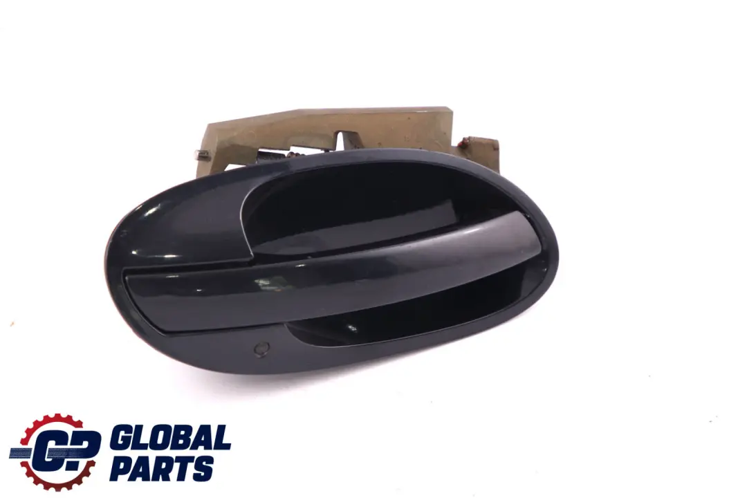 BMW 7 Series E65 E66 Complete Rear Right Grab Handle O/S Monacoblau Blue A35 - SKU P0391091-MB - Part number 0391091